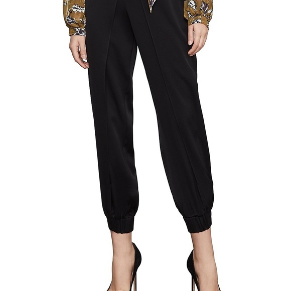 BCBCMAXAZRIA - Wrap-Front Jogger Pants (Dressy) - Size XS - Black - New/No Tags - Picture 8 of 8